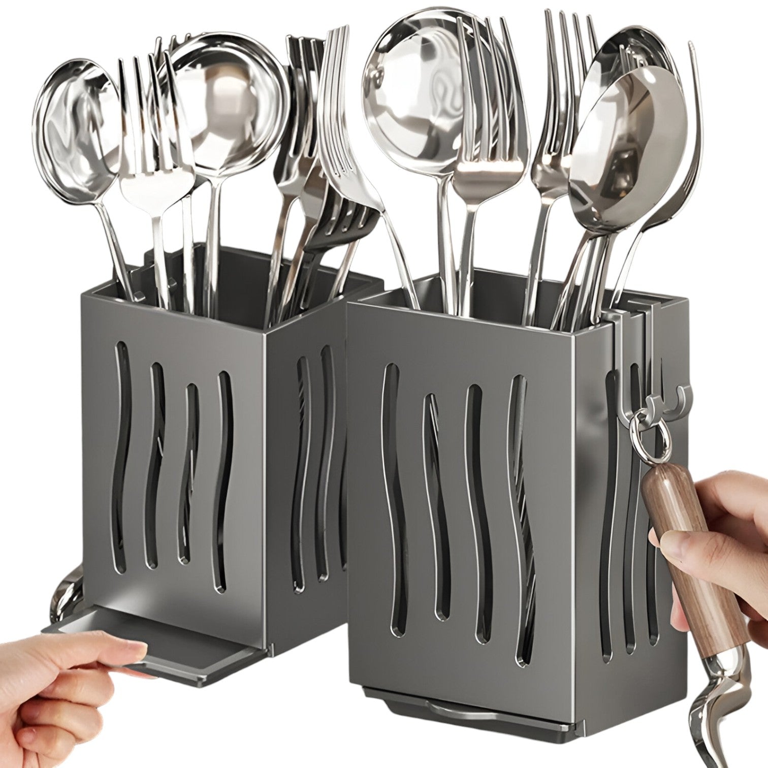 Kyren | Pladsbesparende Køkkenorganisator – Stilfuld & Multifunktionel - - house & garden - {{ product_tags }