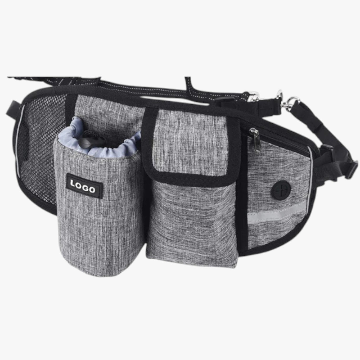 Briella | Sportstaske med Premi- og Reflekterende Hundeline - Grigio NO GUinzaglio Cina - Briella | Sportstaske med Premi- og Reflekterende Hundeline - €25 - {{ product_tags }