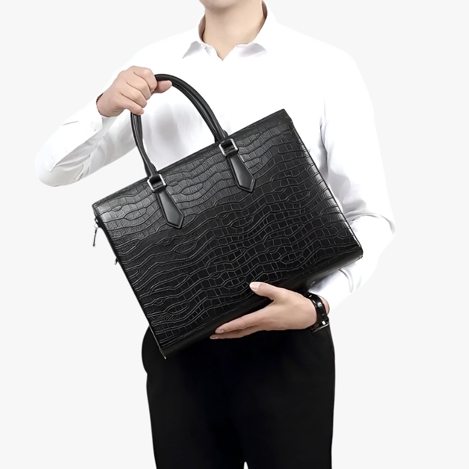 Kobe | Højkapacitets læder taske - - bags - {{ product_tags }