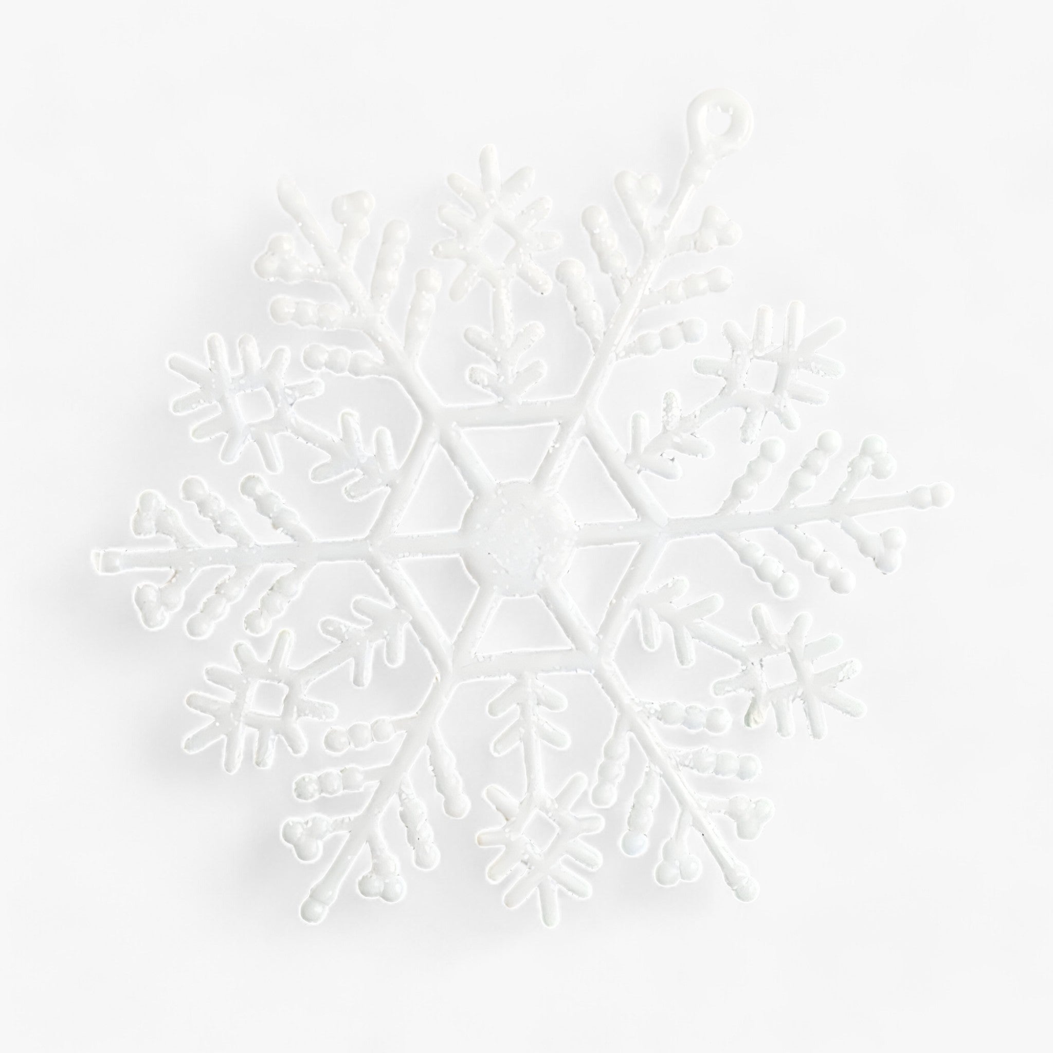 Snøfnug | Snøfnugsanhænger - Tilføj en glitrende accent til dit juletræ - Hvid 12Stykker - christmas - {{ product_tags }
