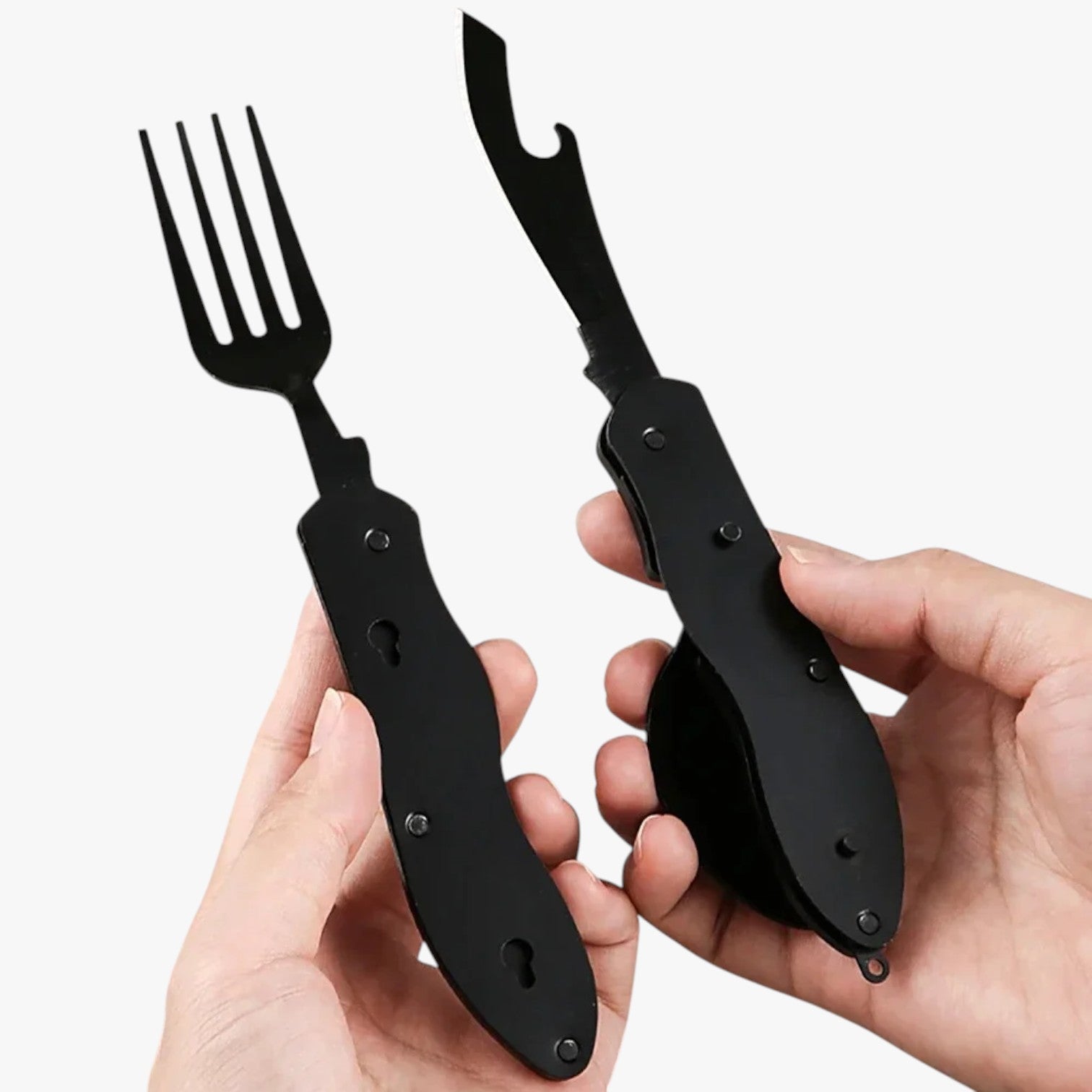Nicole | Foldbare bestik sæt 3-i-1 til camping - - Nicole | Foldbare bestik sæt 3-i-1 til camping - €25 - {{ product_tags }