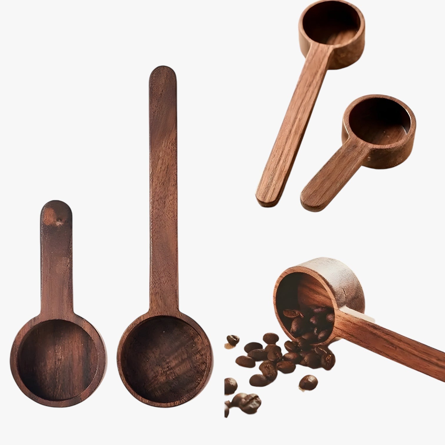 Patt | Træ Måleske - Sæt Køkken Måleskeer - - house & garden - {{ product_tags }