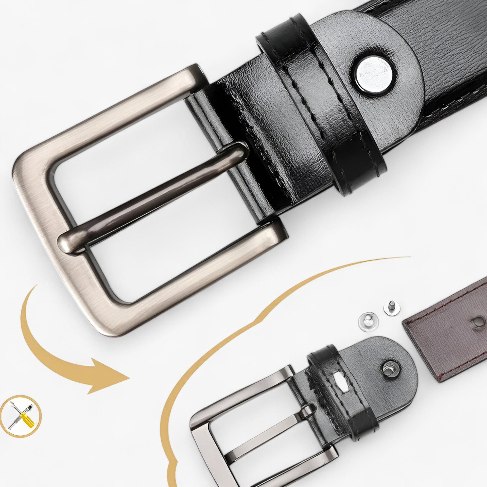 Elliot | Klassisk bælte - Elegant og klar til forretning - - men's fashion - {{ product_tags }