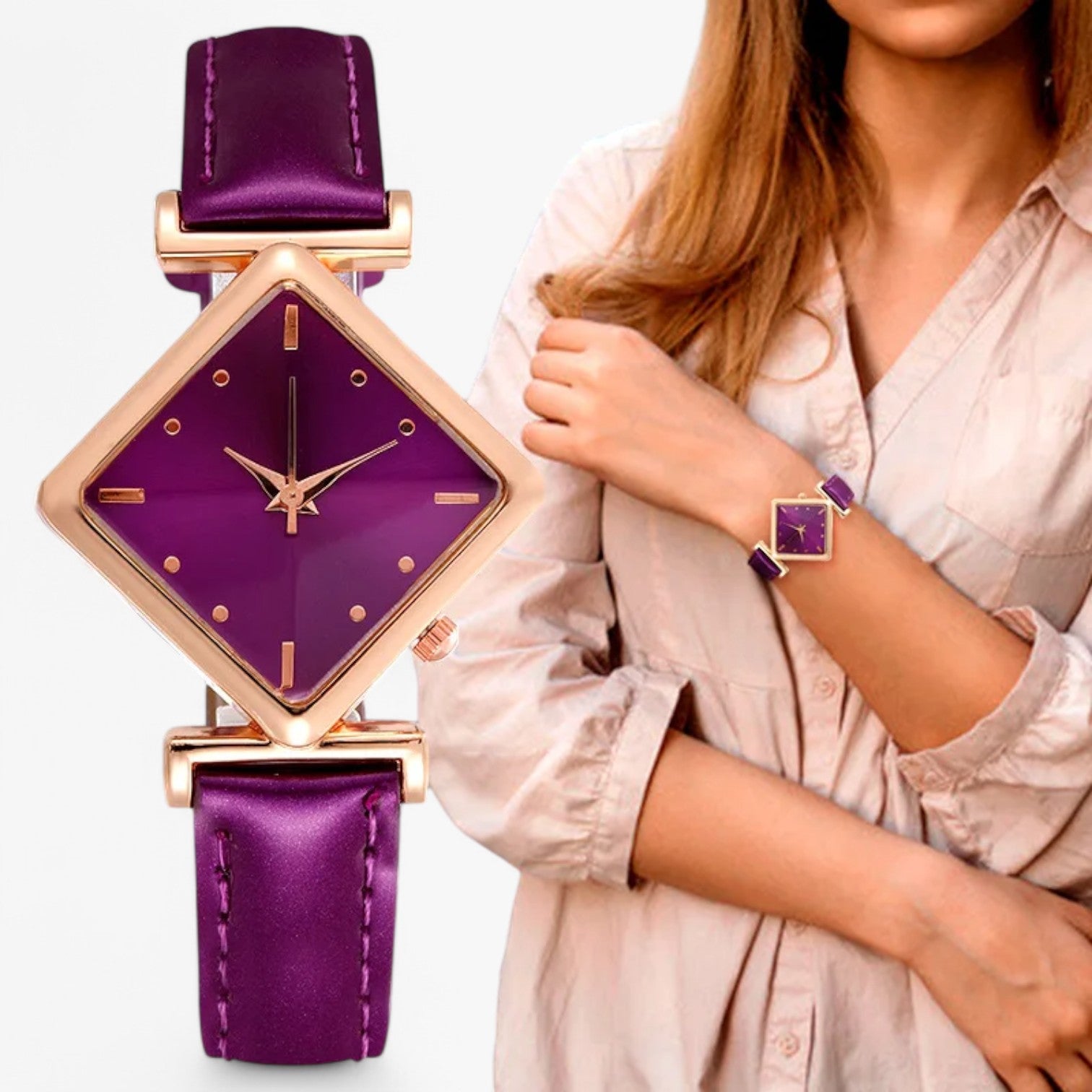 Aileen | Luksus Læderur – Tidlos Elegance & Komfort - - watches - {{ product_tags }