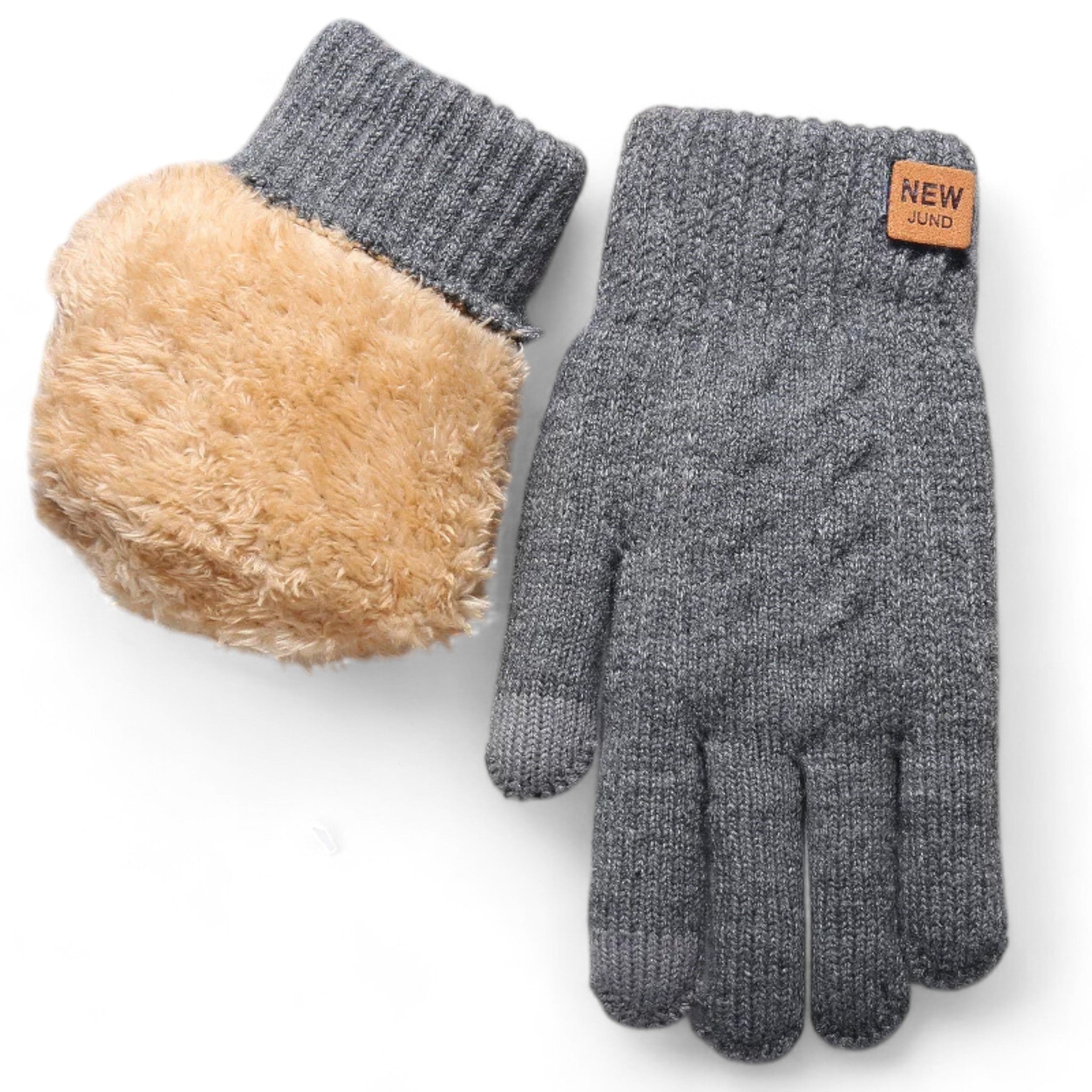 Vinterhandsker | Touchscreen & Fleece - Ideelle til Cykling - Grå Én størrelse - winter - {{ product_tags }