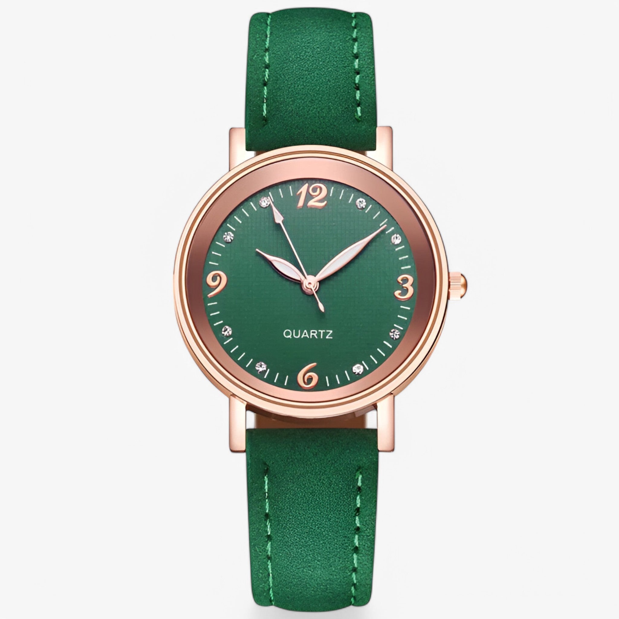 Danna | Rustfrit stål quartz ur - grøn - watches - {{ product_tags }
