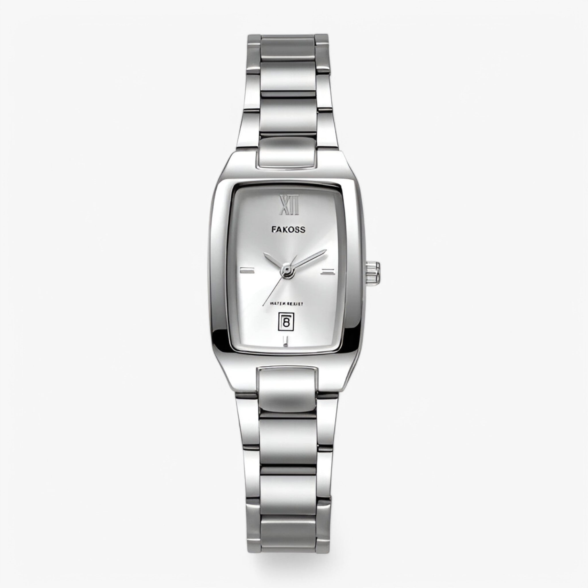 Ruth | Elegant dame quartz ur med firkantet urskive - hvid hvid - Ruth | Elegant dame quartz ur med firkantet urskive- €25 - {{ product_tags }