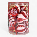 Reddy | Bolas de Navidad rojas – adornos festivos y regalos navideños