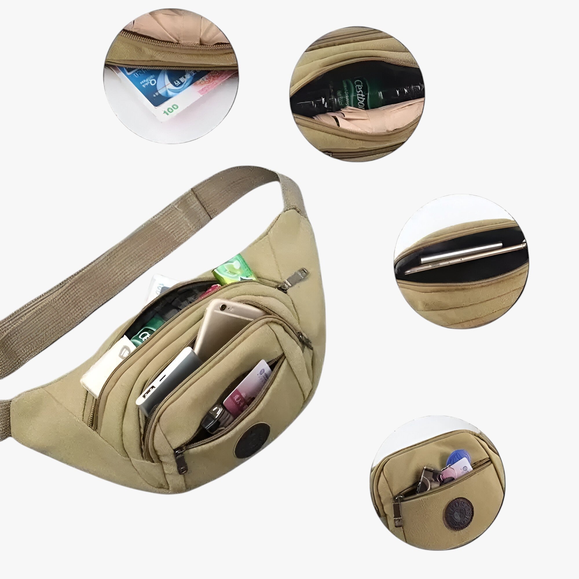 Adrian | Letvægts vandtæt bæltetaske til udendørsbrug - - bags - {{ product_tags }