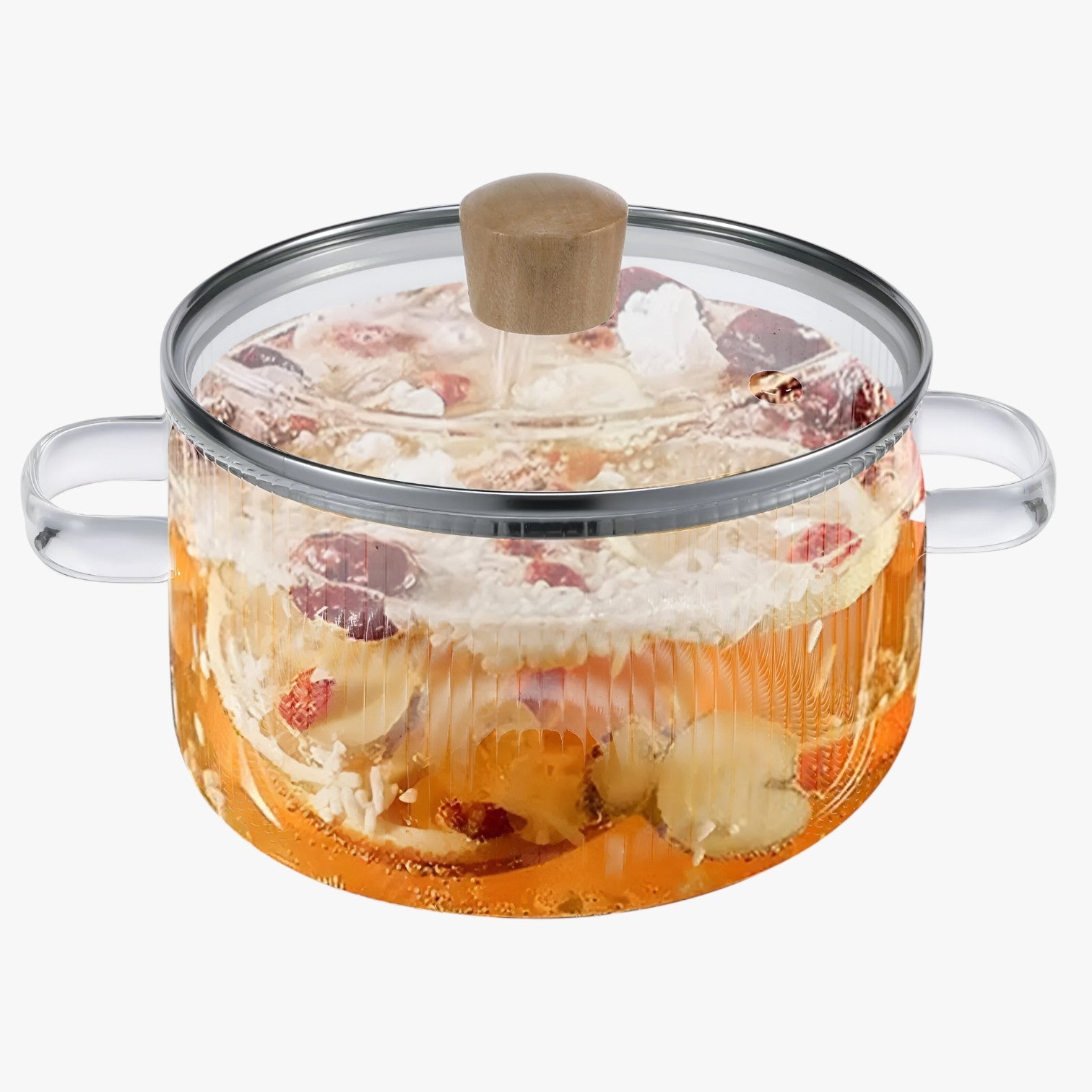 Mariz | Glasskål i Stål – Bæredygtig og Gennemsigtig Madlavning med Lethed - - house & garden - {{ product_tags }