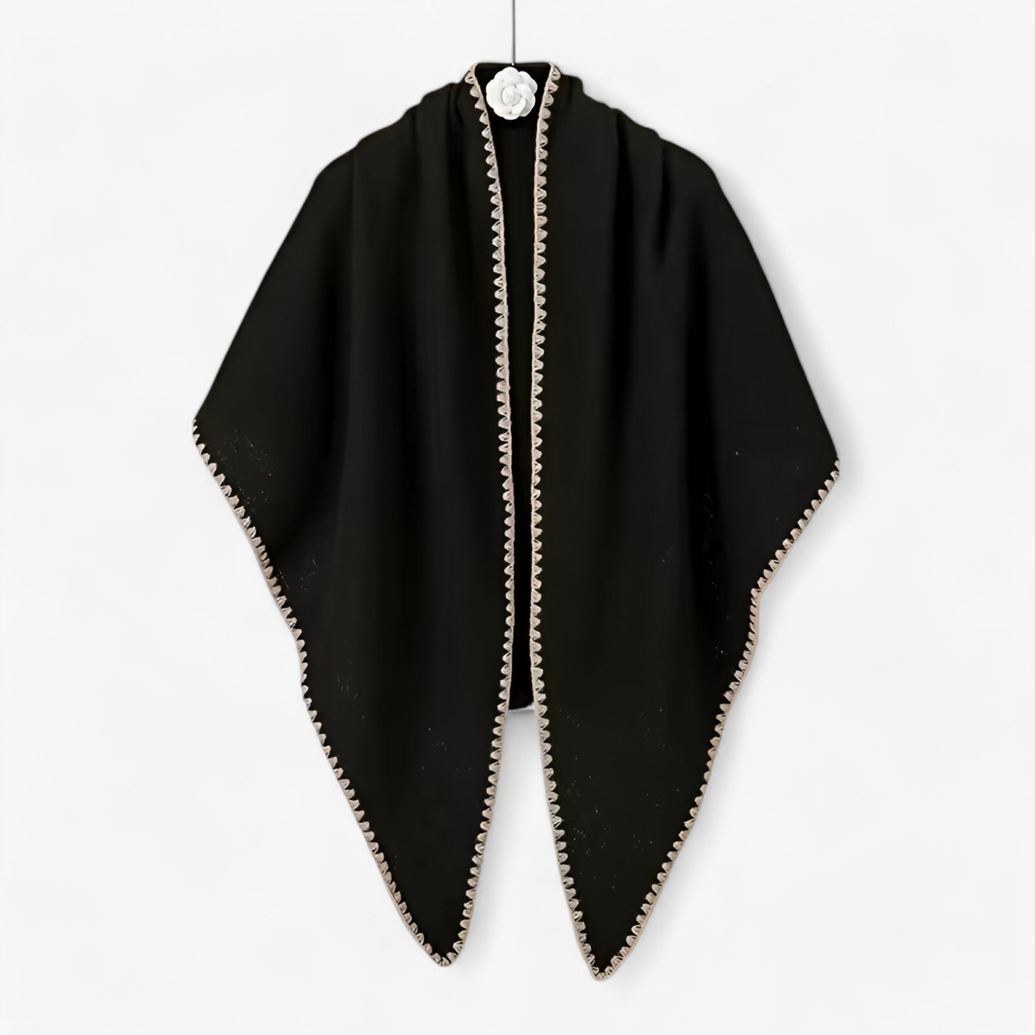 Evelina | Effen Pashmina Trekantet Tørklæde – Stilfuld Varme til Enhver Anledning - YR248-02 - women's fashion - {{ product_tags }