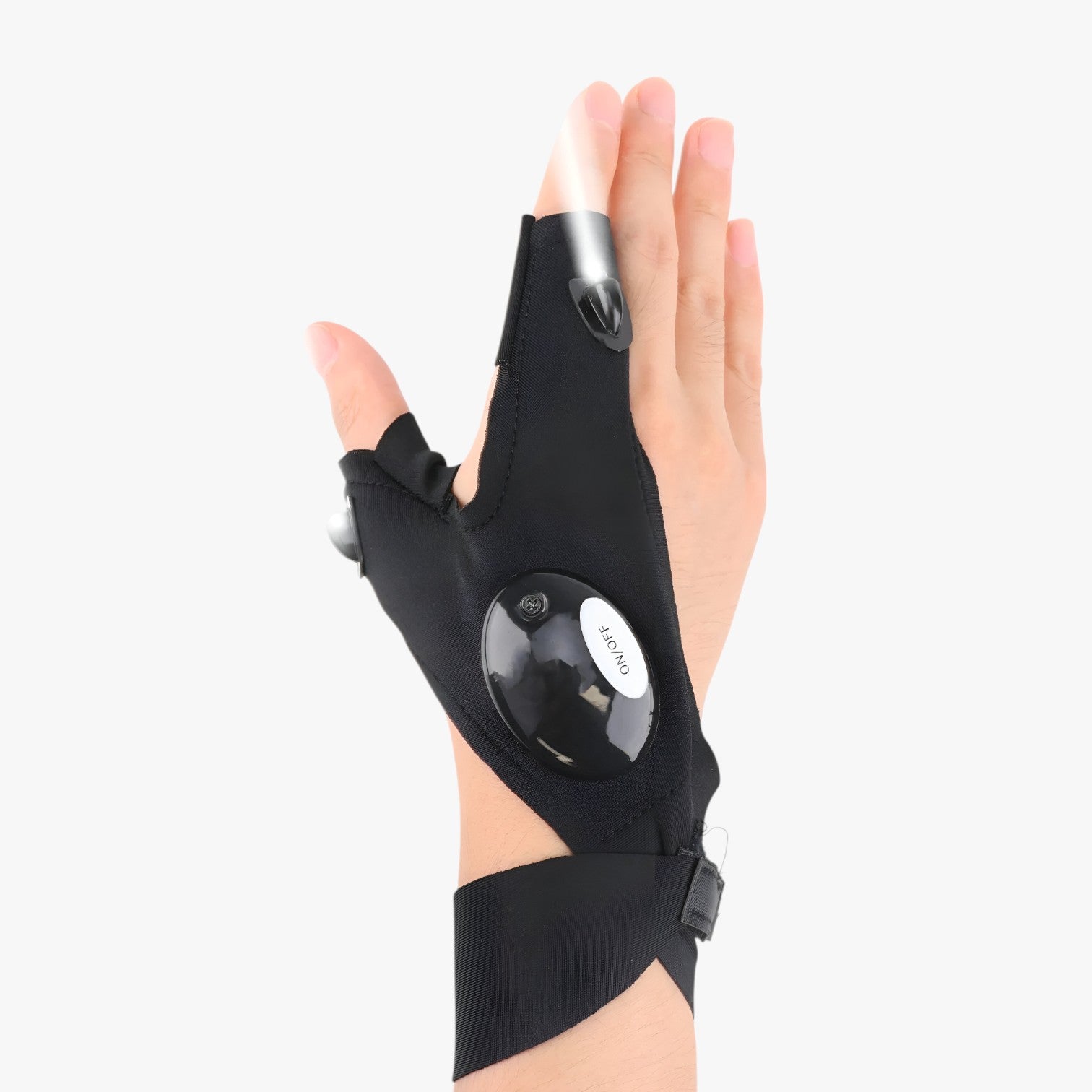 Harrison | LED fingerløse handsker med handsfree lys til udendørs brug - Højre hånd KINA - other - {{ product_tags }