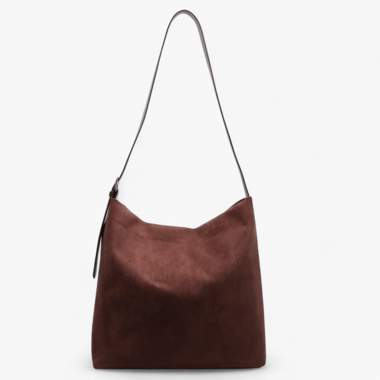 Malou | Klassiske håndtasker i ruskind - Tidless design og komfort - kastanjebrun - bags - {{ product_tags }