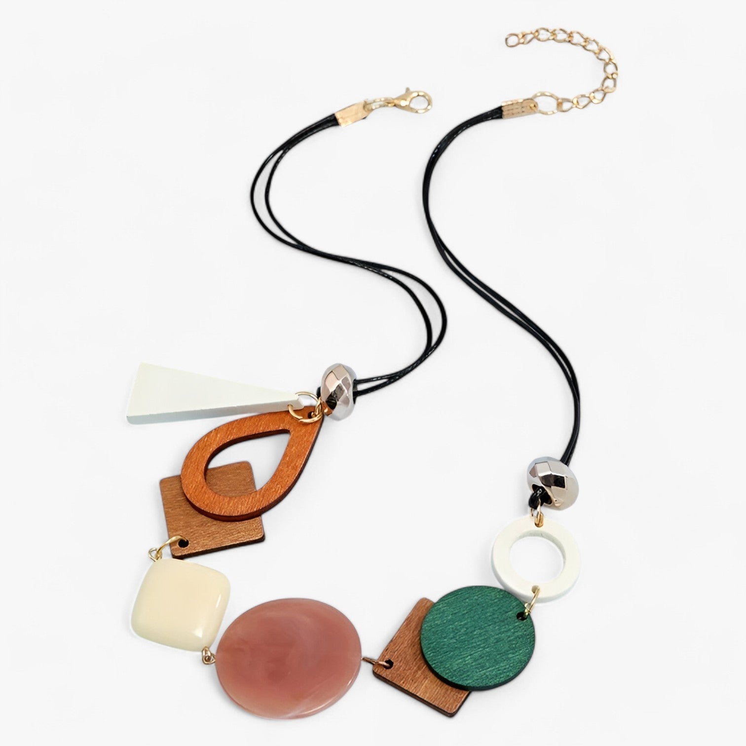 Alina | Vintage Geometrisk Vedhæng Halskæde – Håndlavet Etisk Elegance - - women's fashion - {{ product_tags }