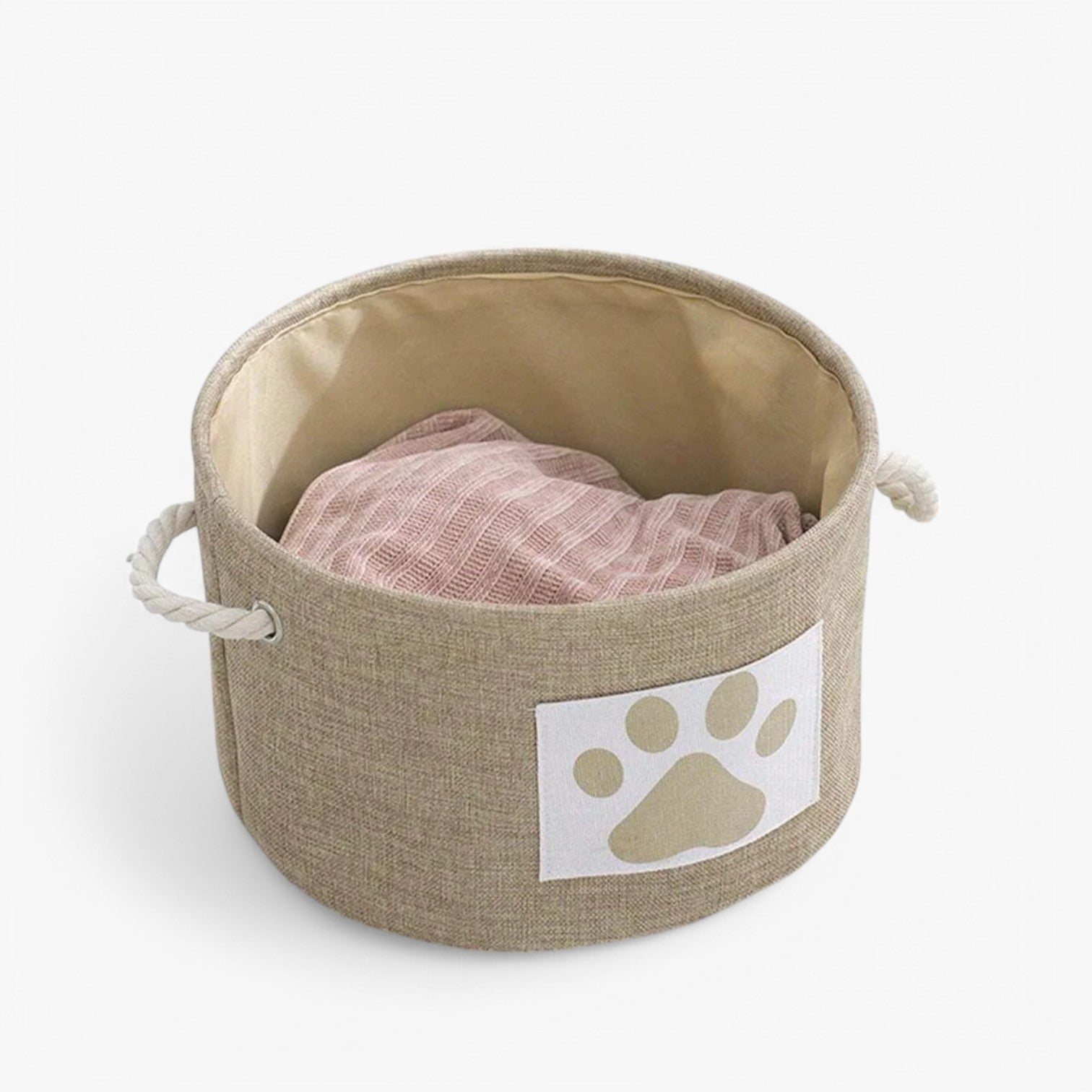 Beatrix | Sammenfoldelig legetøjsbakke med stilfuldt træhåndtag - - house & garden - {{ product_tags }