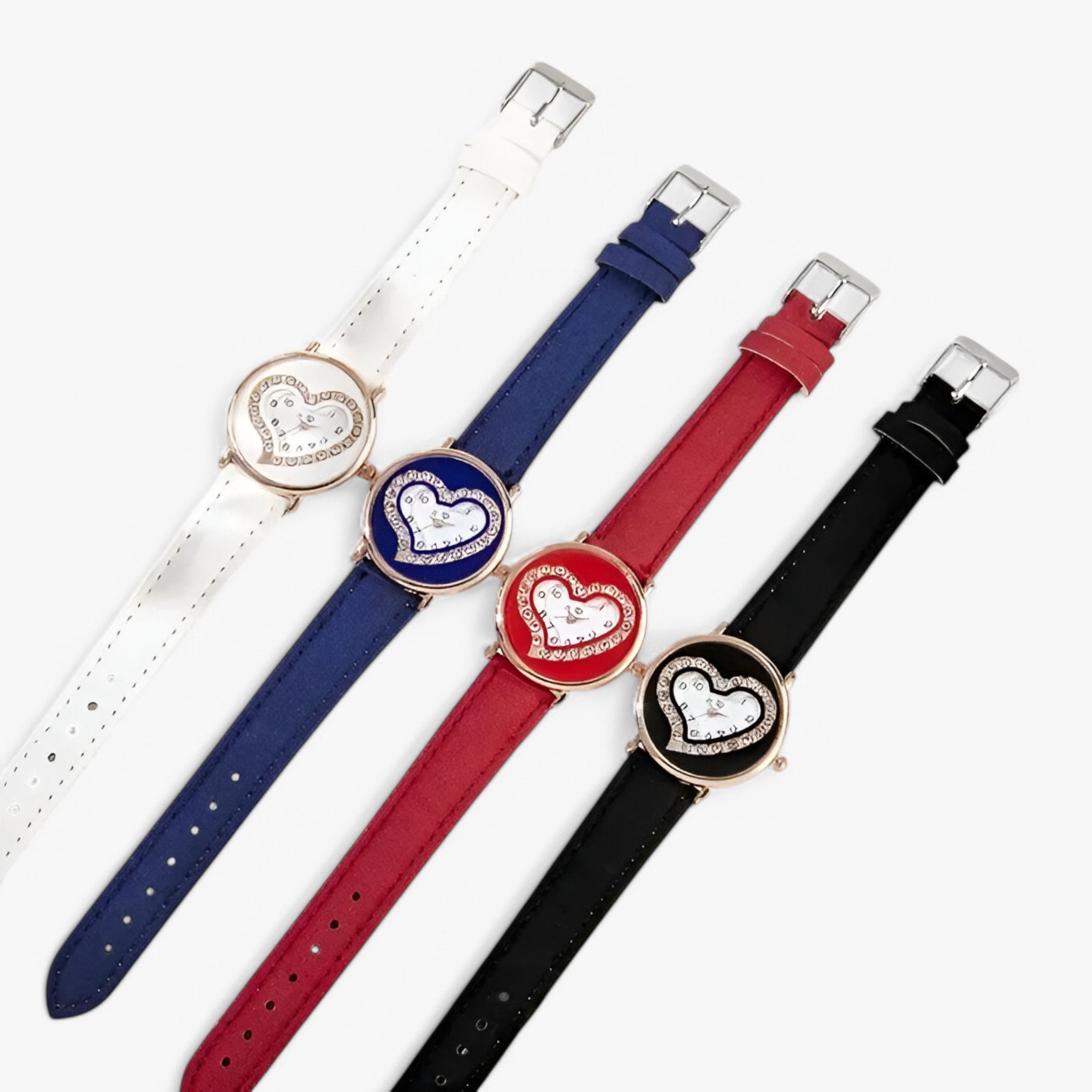 Alina | Dameur med læderrem og elegant analogt design - - watches - {{ product_tags }