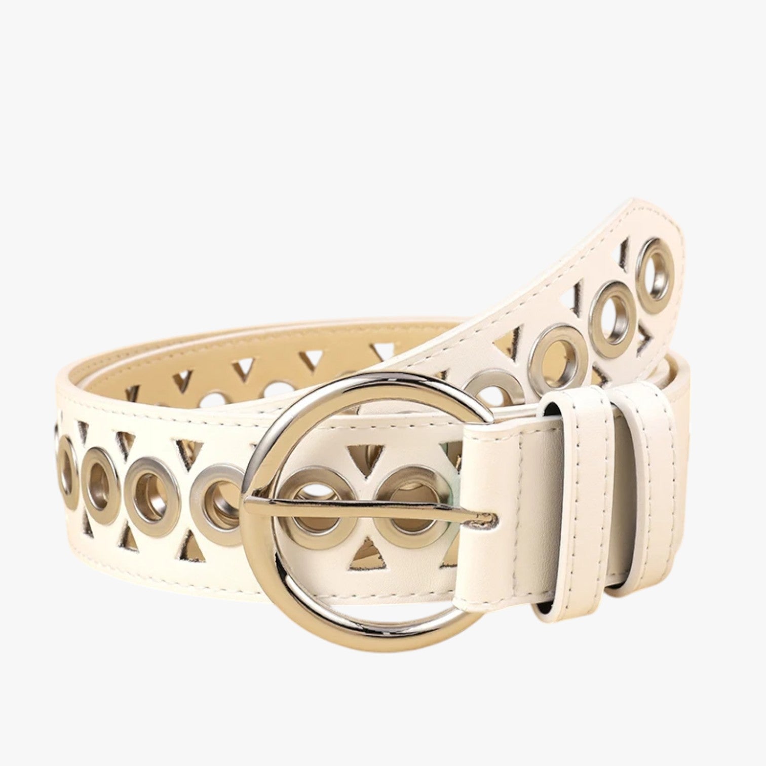Emelia | Falsk læder punk med spikeknap Y2K - - Emelia | Falsk læder punk med spikeknap Y2K - €25 - {{ product_tags }