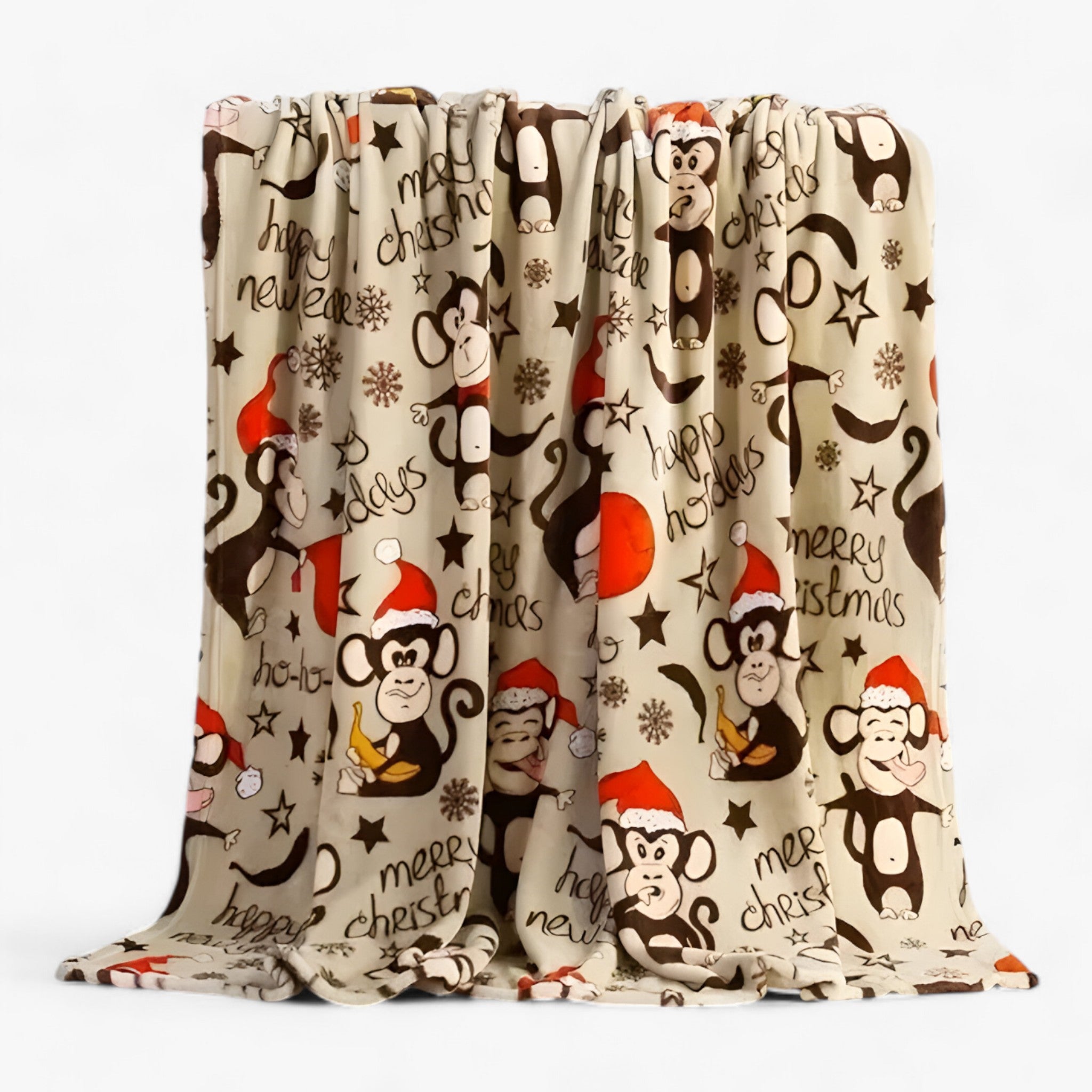 Velvy | Luksus julefilt i fleece - Elegant og hyggelig weekenddekoration - Gul - christmas - {{ product_tags }