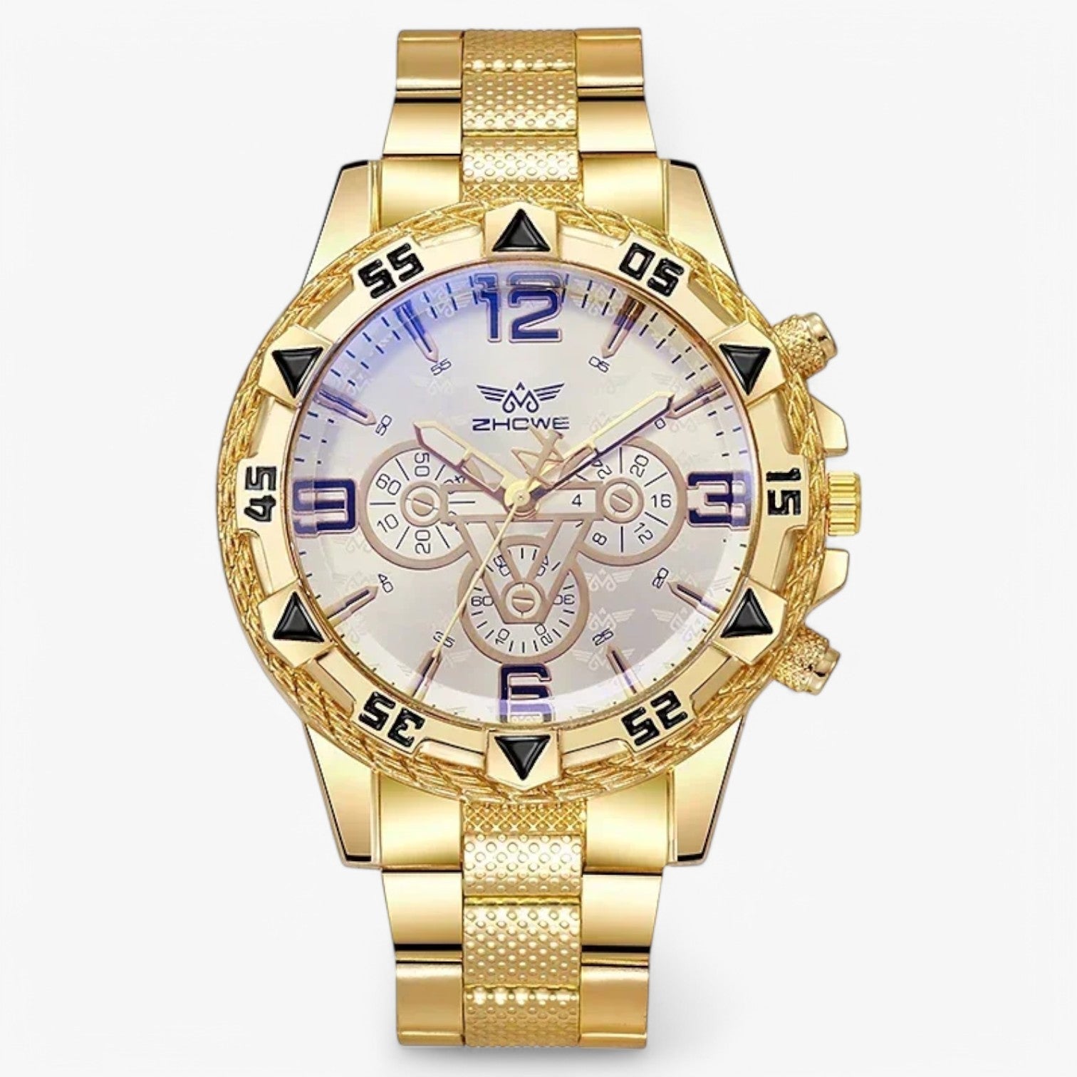 Vitalli | Luxe herreur - Stilfuld og tidløs med blå lysaccentuer - - watches - {{ product_tags }