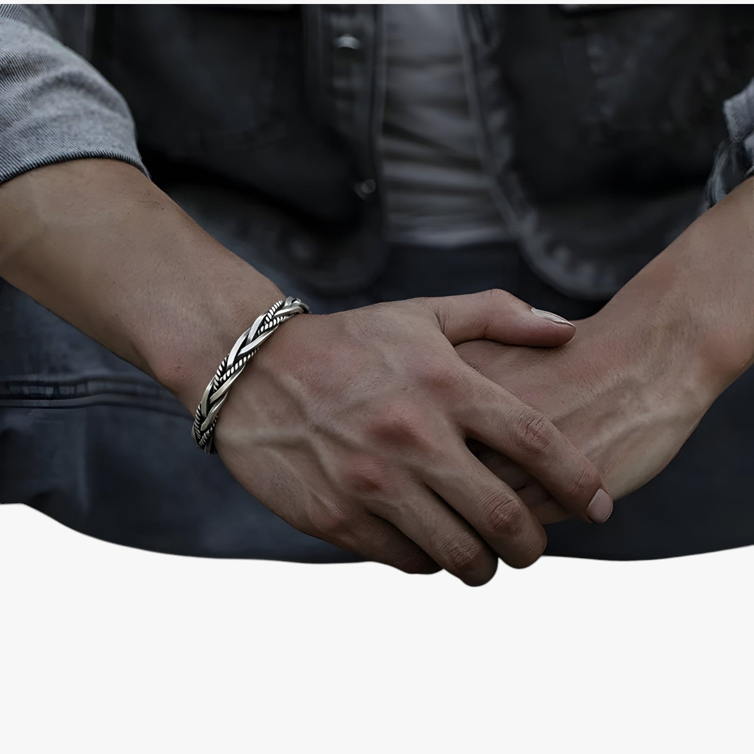 Leandro Sterling Sølv Armbånd - Cool, Tidløst og Håndlavet - - Bracelets - {{ product_tags }