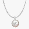 Evelynn | Choker náhrdelník s perlou ze stříbra 925