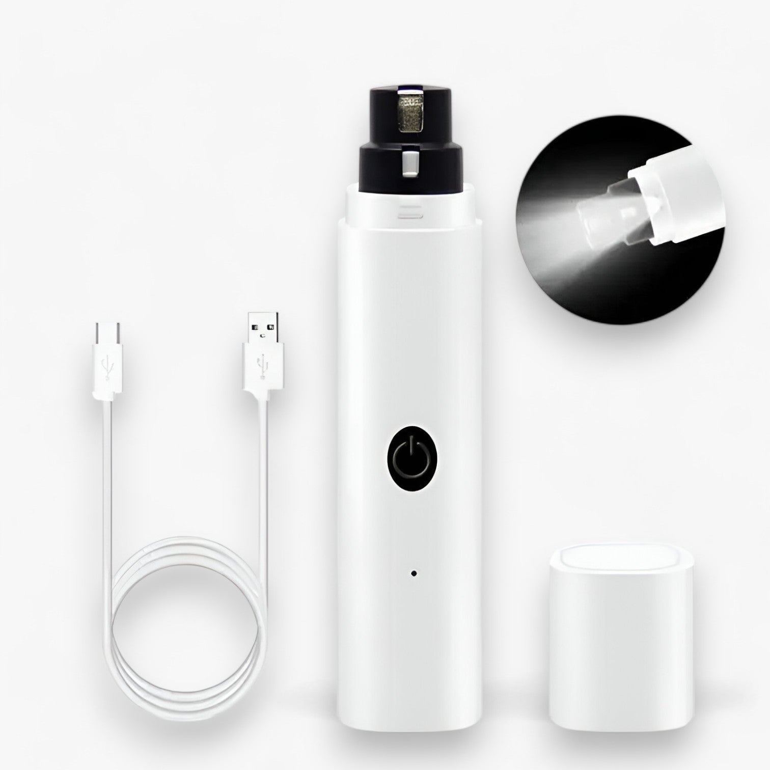 Flint | Elektrisk Negleklipper med LED og USB-opladning - - other - {{ product_tags }