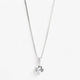 Jane| Silver-Plated Zircon Necklace - Elegant Minimalist Charm