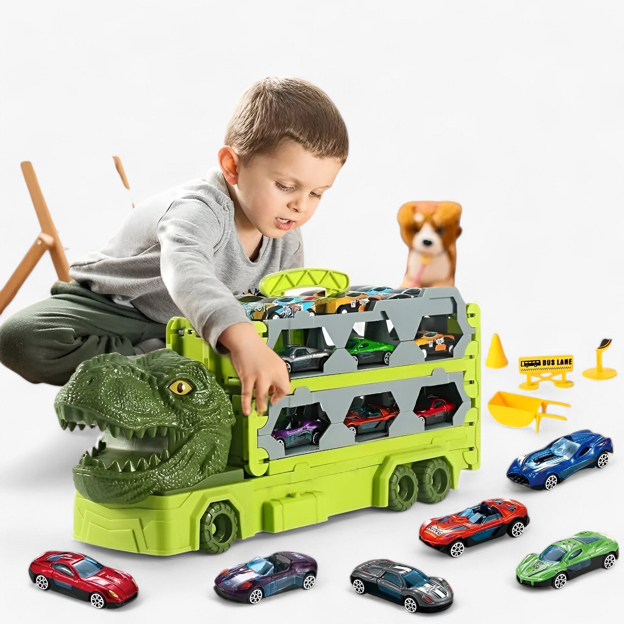Rex | Dinosaur Race Truck – Uendelig Sjov - - baby - {{ product_tags }