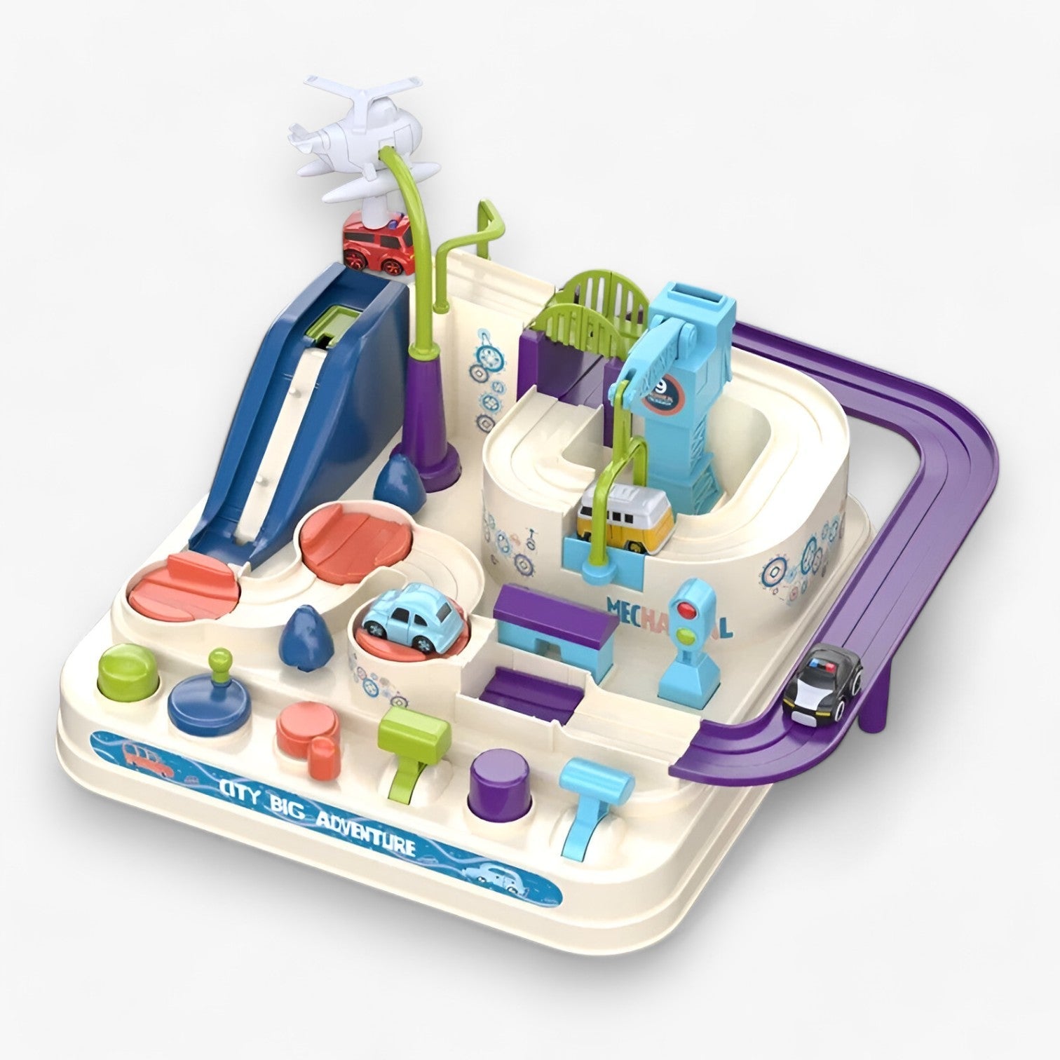 Racer | Læringslegebane til Børn - Lilla - baby - {{ product_tags }