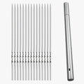 Gavin | 15 pinchos para BBQ de acero inoxidable – reutilizables y perfectos para asar