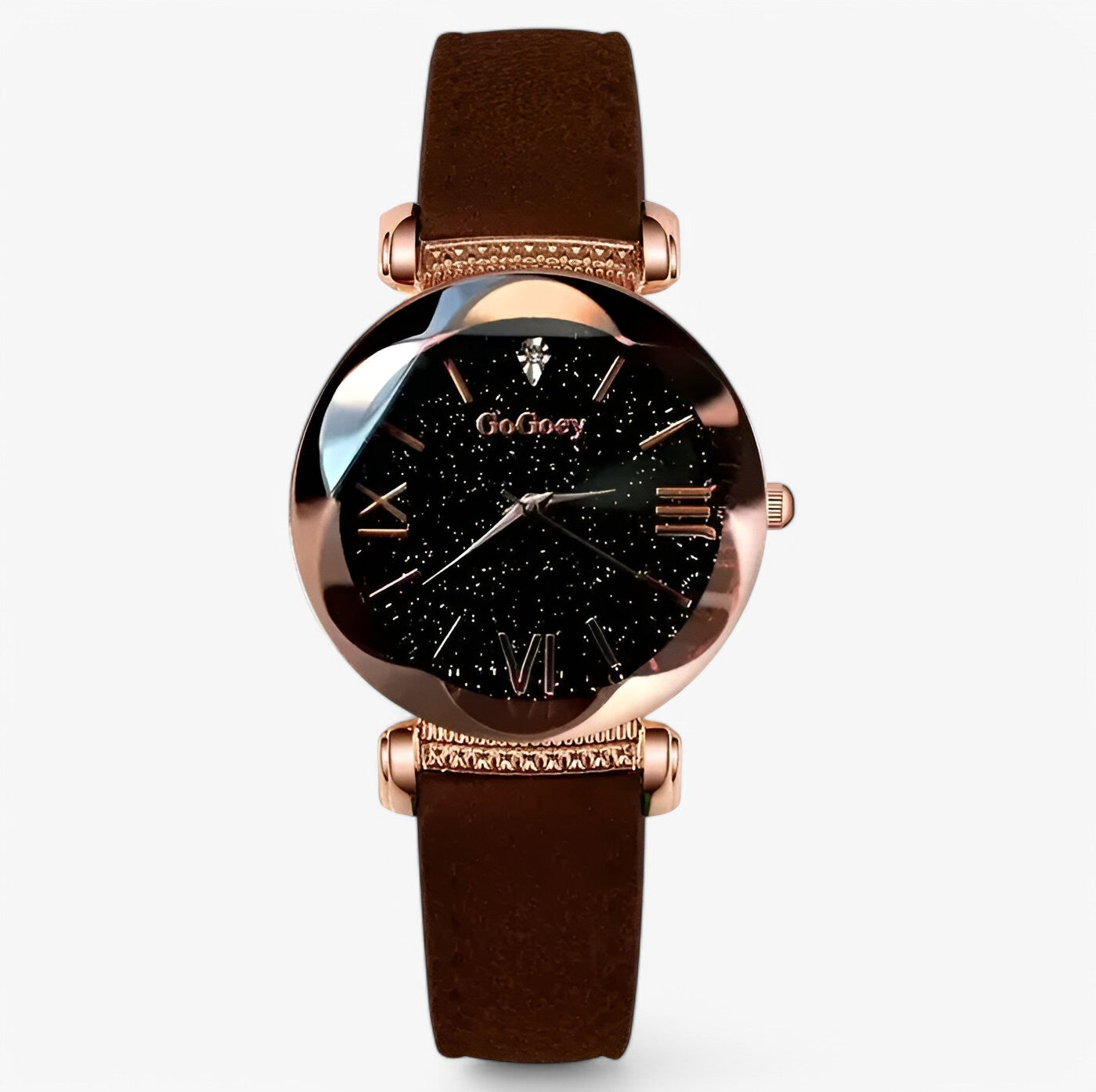 Stella | Dameur med stjernehimmelskive - Brun - watches - {{ product_tags }