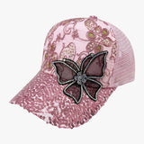 Peyton | Women's baseball cap in light denim with adjustable buckle
