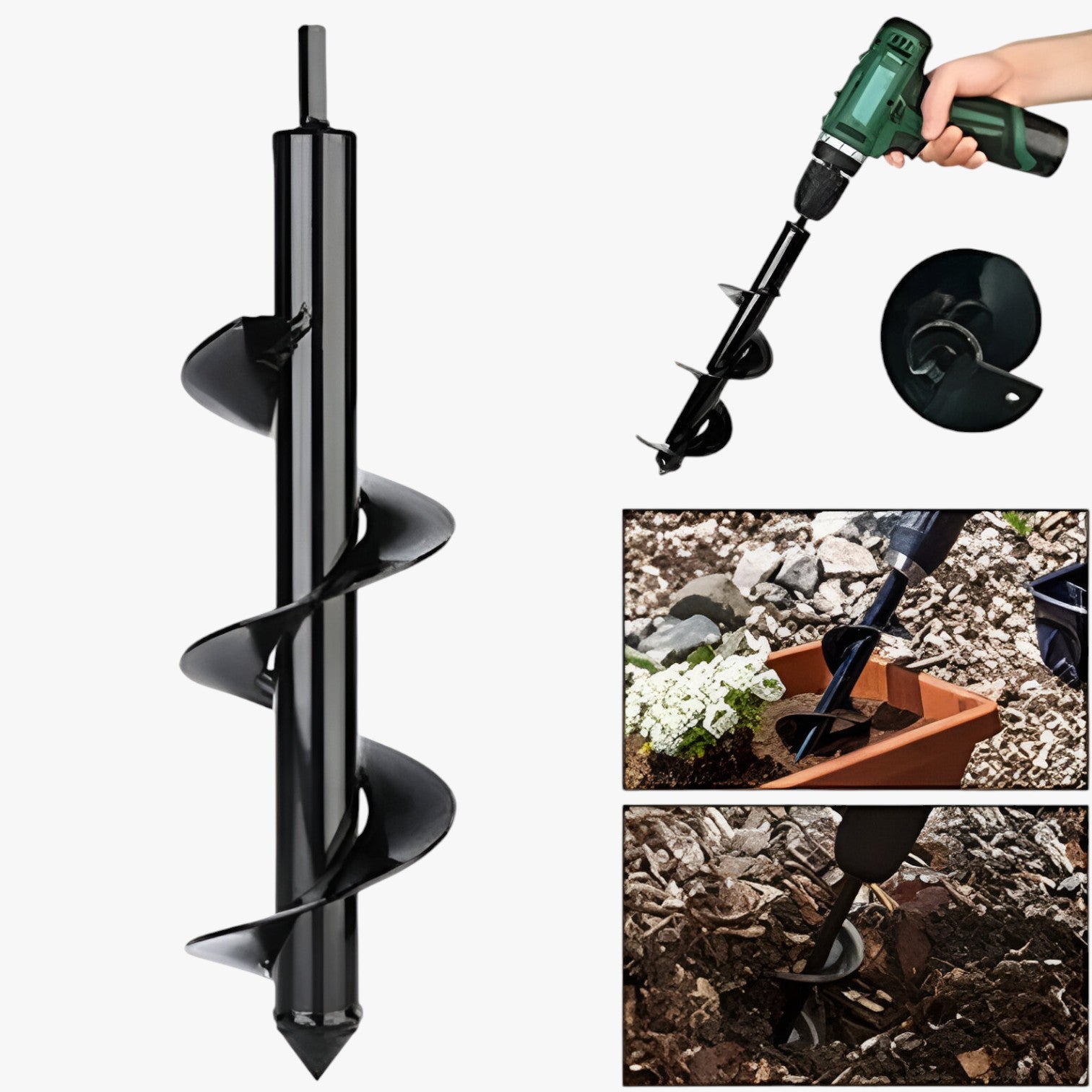 Braiden | Spiralbor - Hurtig og effektiv plantning i blød jord - - house & garden - {{ product_tags }