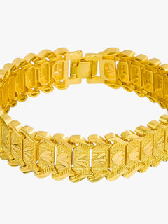Jedrick | Statement stil med 24K glans – Bæredygtig retro armbånd til herrer