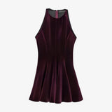 Velora | Mini Velvet Dress - Sophisticated and Comfortable