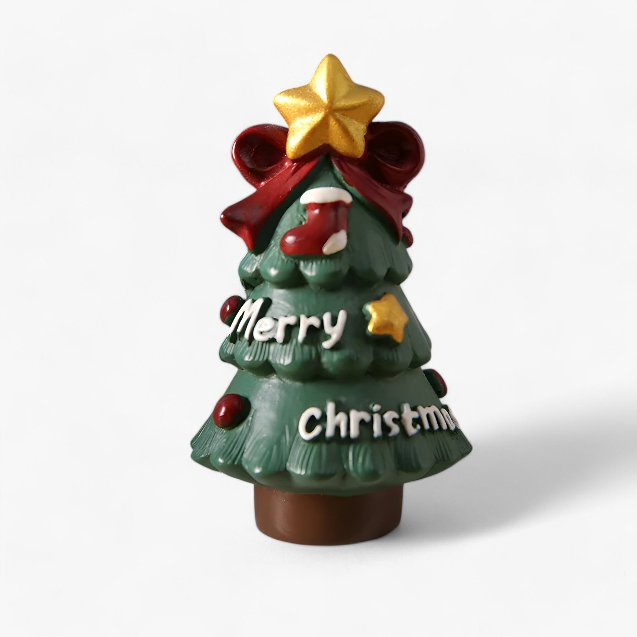 Kerstgeist | Mikro Landskab Juldekorationer - Tilføj et sødt præg til dit skrivebord og bil - Juletræ - christmas - {{ product_tags }