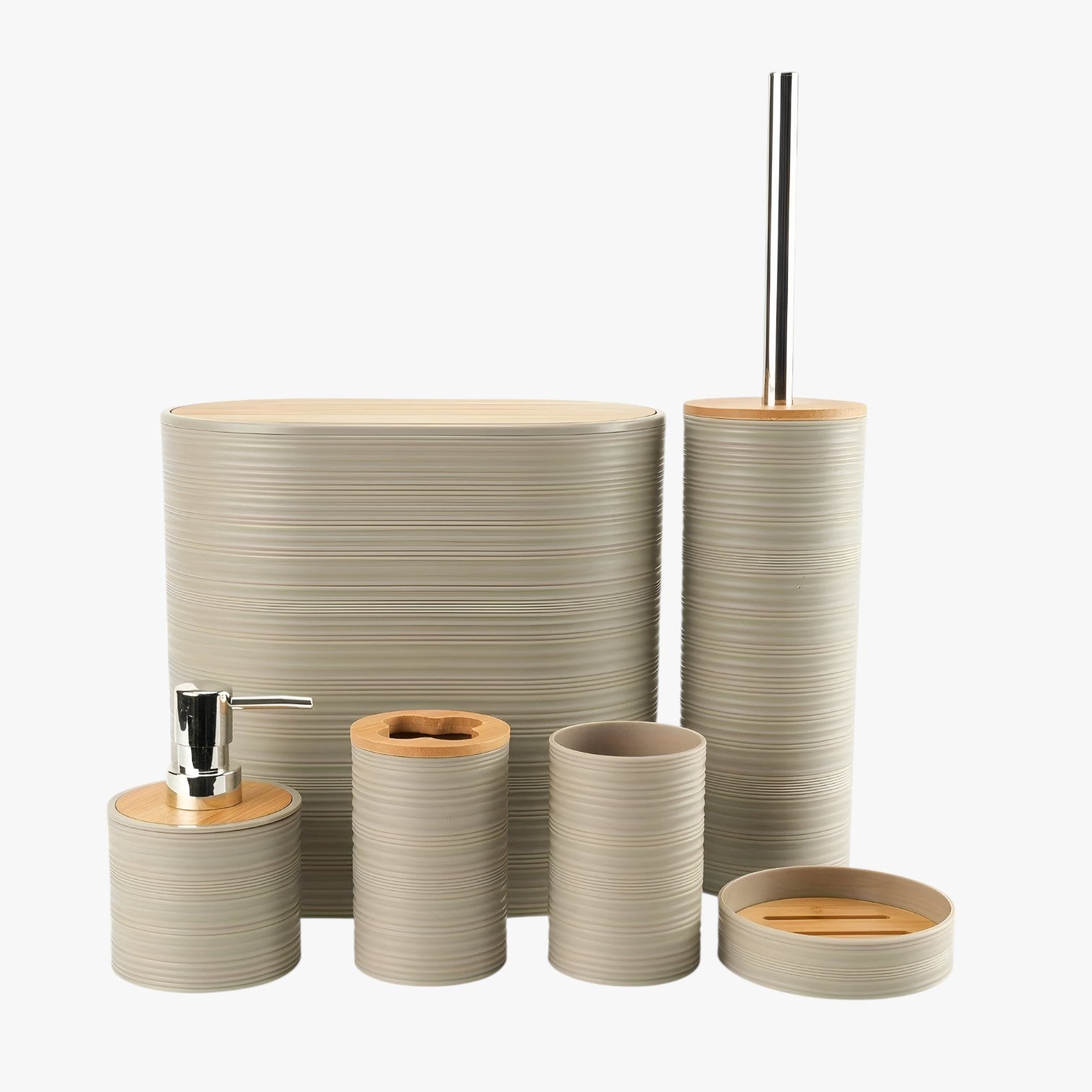 Elodie | Komplett 6-delt badeværelsessæt – Stilfuld og organiseret - mise - house & garden - {{ product_tags }