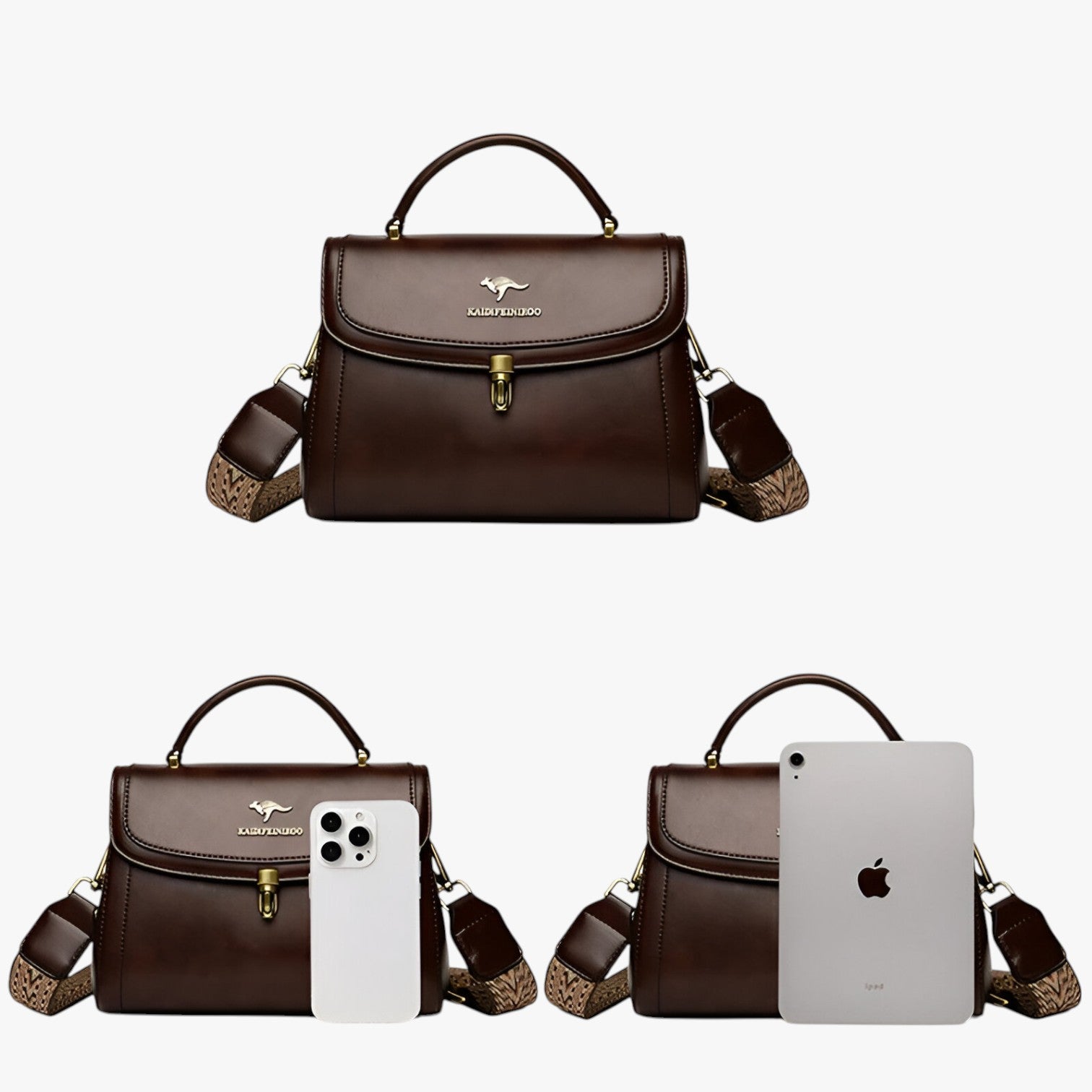 Arabella | Elegant skuldertaske og crossover taske i læder - - bags - {{ product_tags }