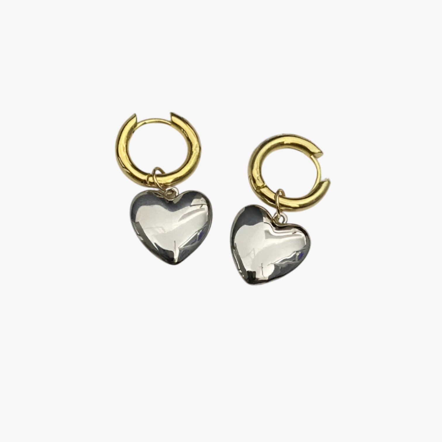 Marilyn | Stilfulde hjerteformede øreringe – tidløs charme, ubesværet elegance - Guld sølv - women's fashion - {{ product_tags }