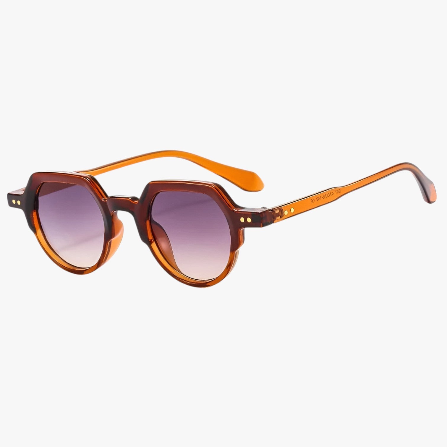 Eden | Punk Solbriller UV400 Uregelmæssig Retro Design med Oceaniske Linser - te som på billede - men's fashion - {{ product_tags }