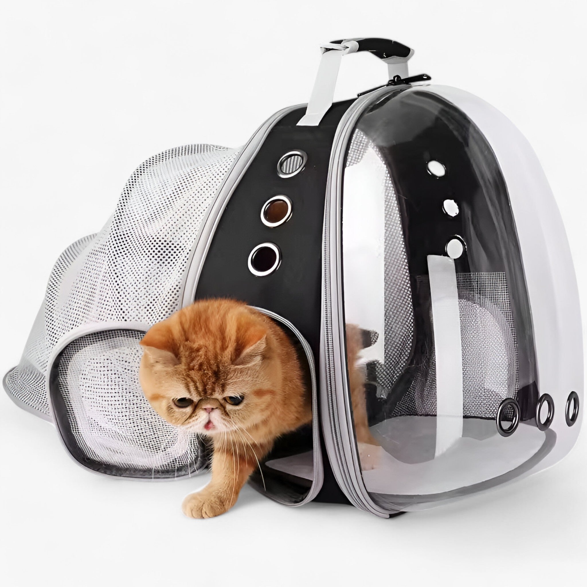 Luna | Rummelig Astronaut-kattenrygsæk med Boblevindue - - other - {{ product_tags }