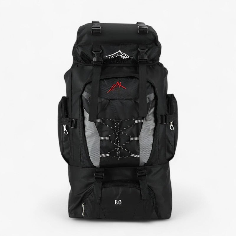 Vance | Vandtæt vandretursrygsæk – Rummelig, holdbar og klar til eventyr - Sort 80L - bags - {{ product_tags }