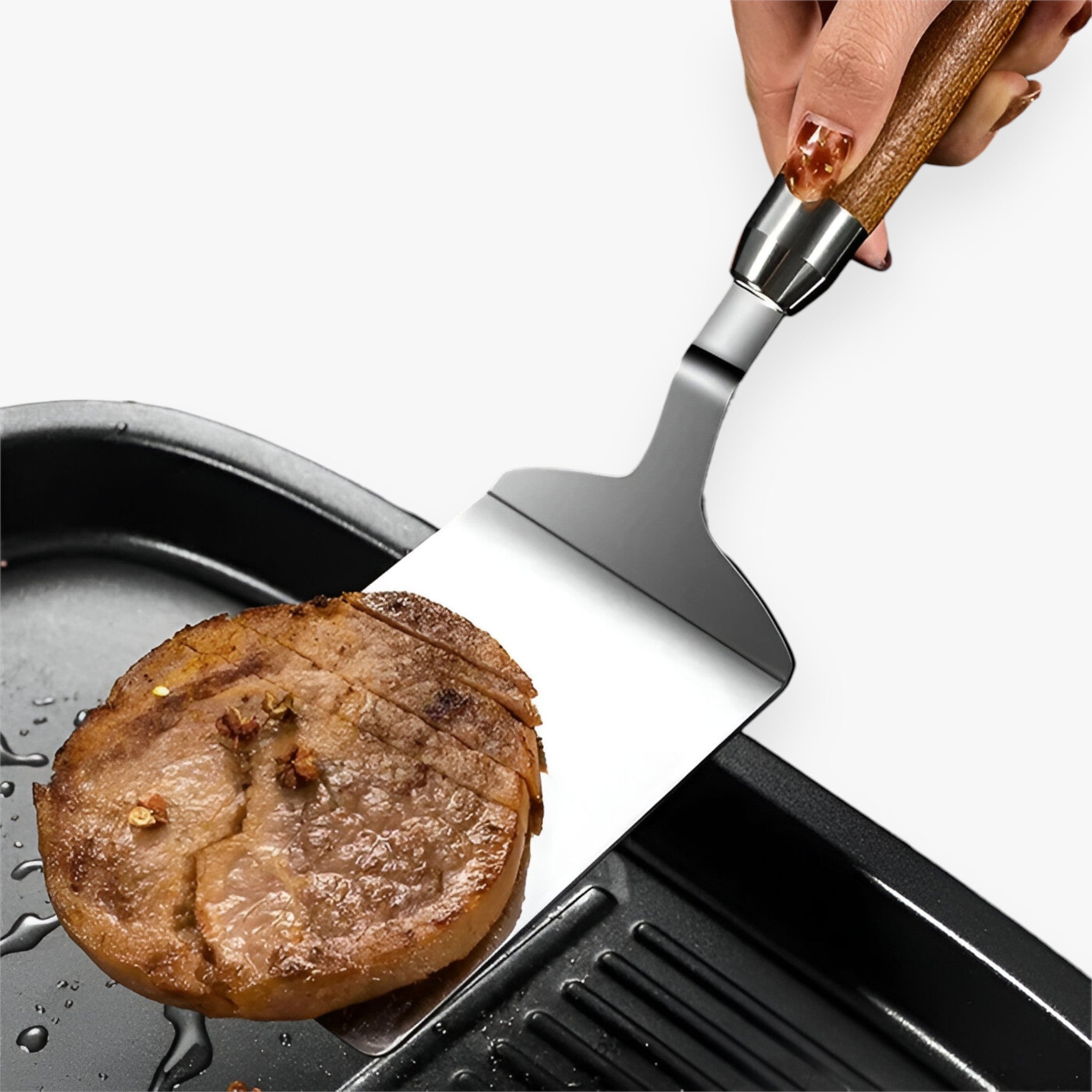 Firkantet spatel | Ideel til grill og BBQ - - house & garden - {{ product_tags }