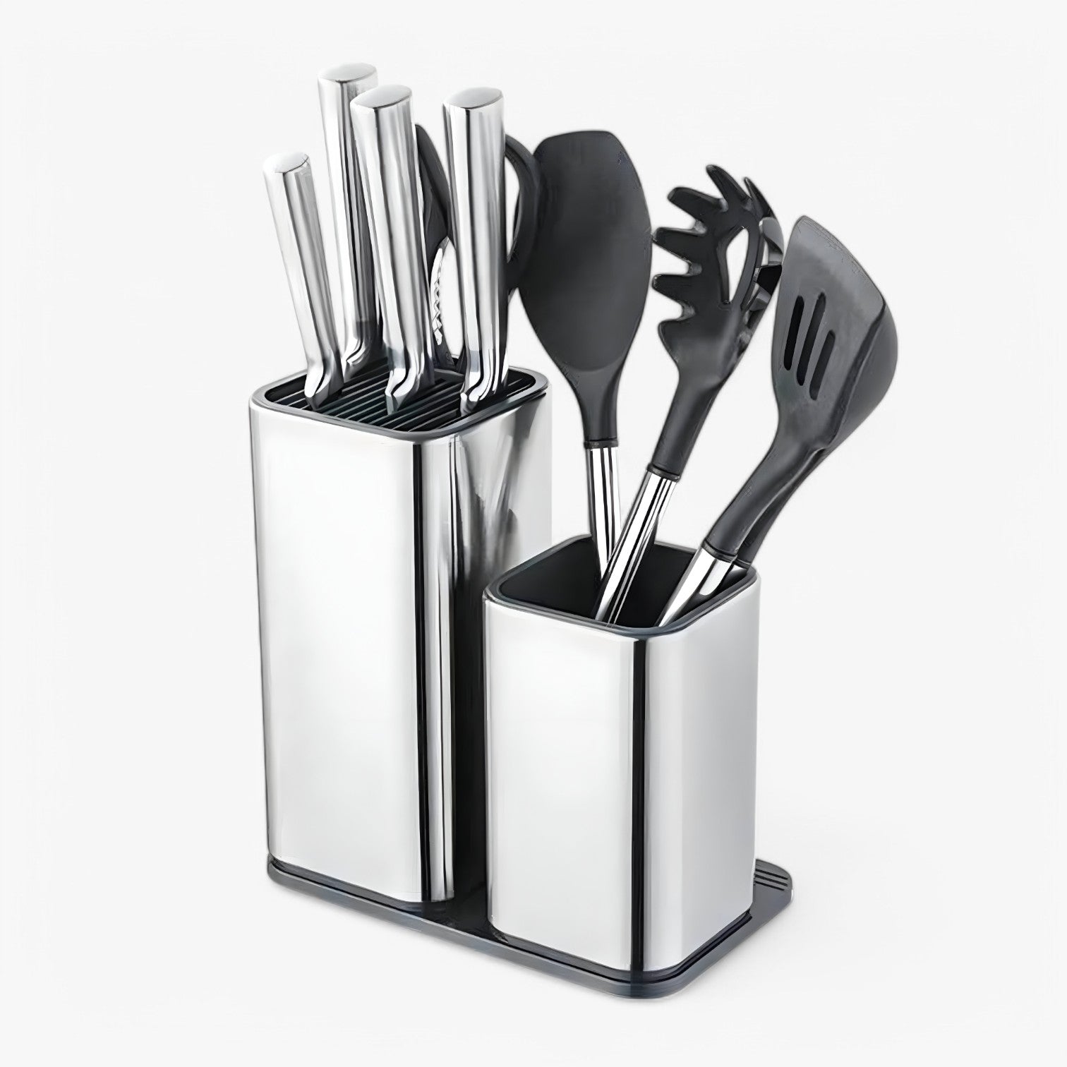 Davi | Messenblok og organiser i rustfrit stål – Smart køkkenopbevaring - - house & garden - {{ product_tags }