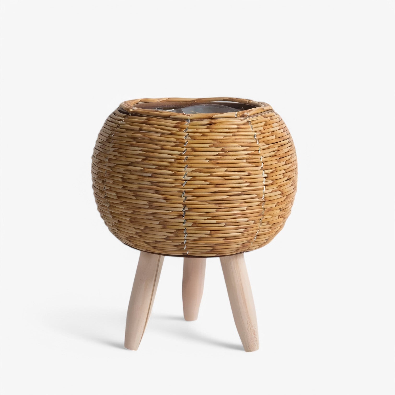 Kosta | Rotan Blomsterkrukke – Stilet Kraft til Dine Planter - Stil 1 Beige - house & garden - {{ product_tags }