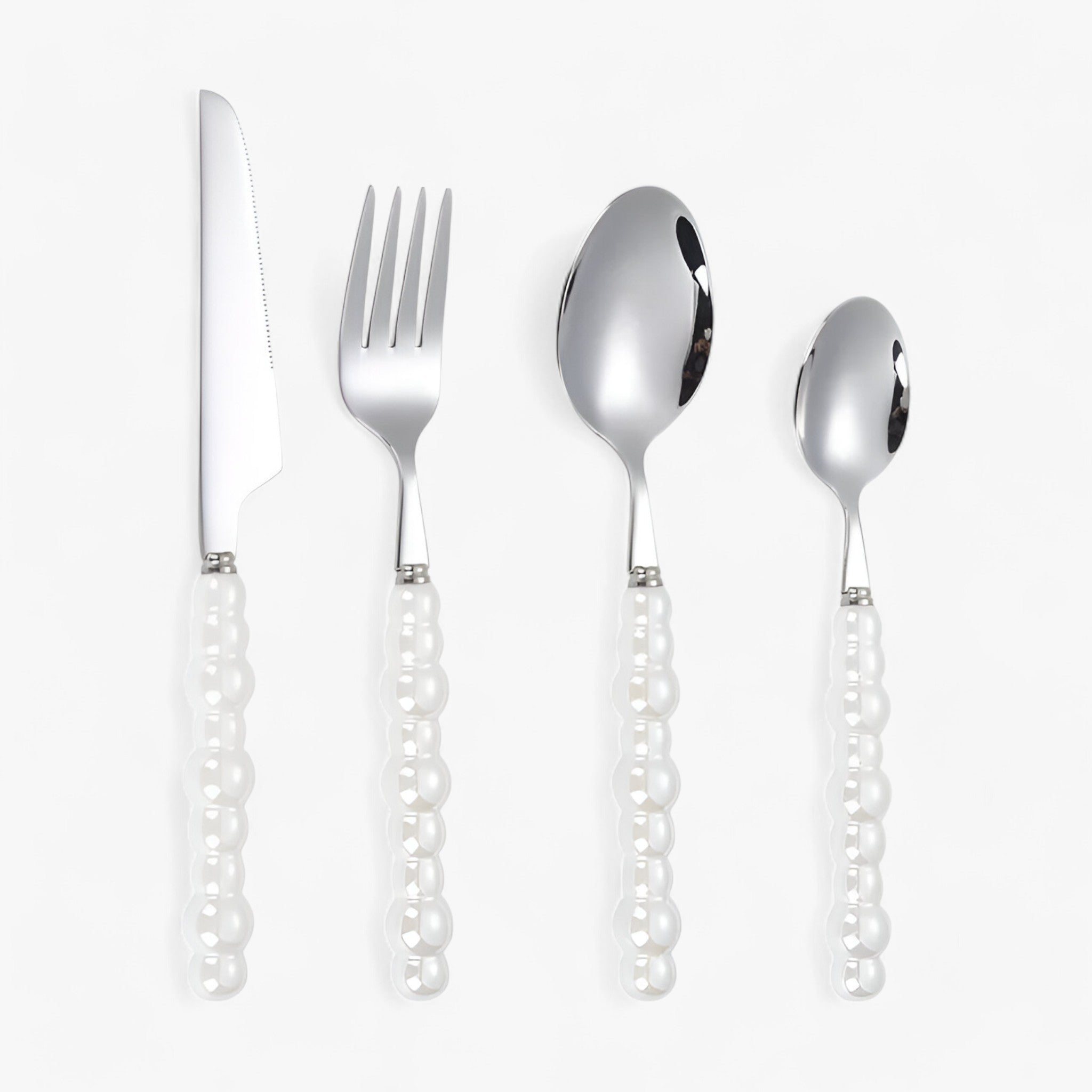 LuxeDine | Perlebestik - Perlehvid-4stk - house & garden - {{ product_tags }