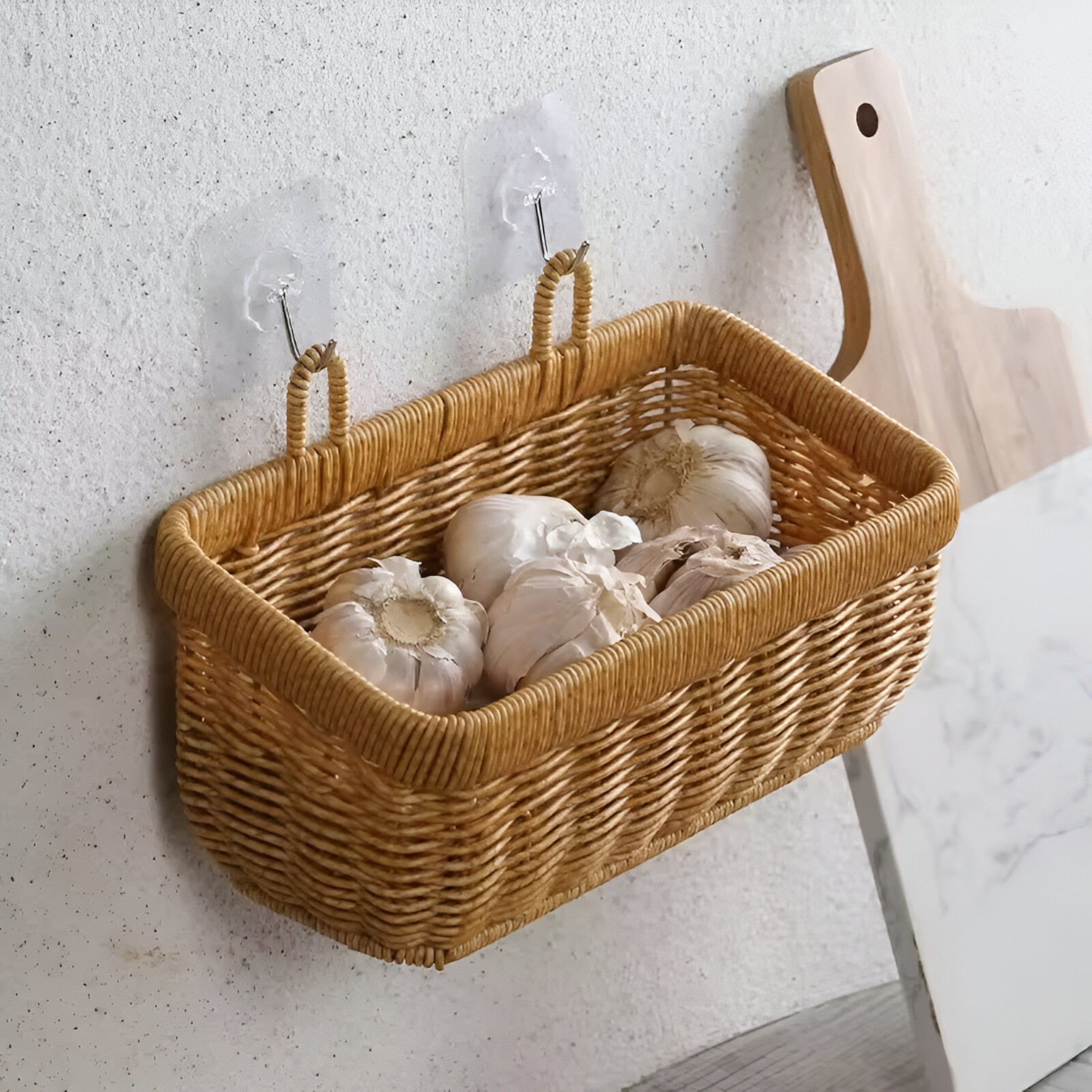 Lina | Håndvævet væghængt opbevaringskurv - - house & garden - {{ product_tags }