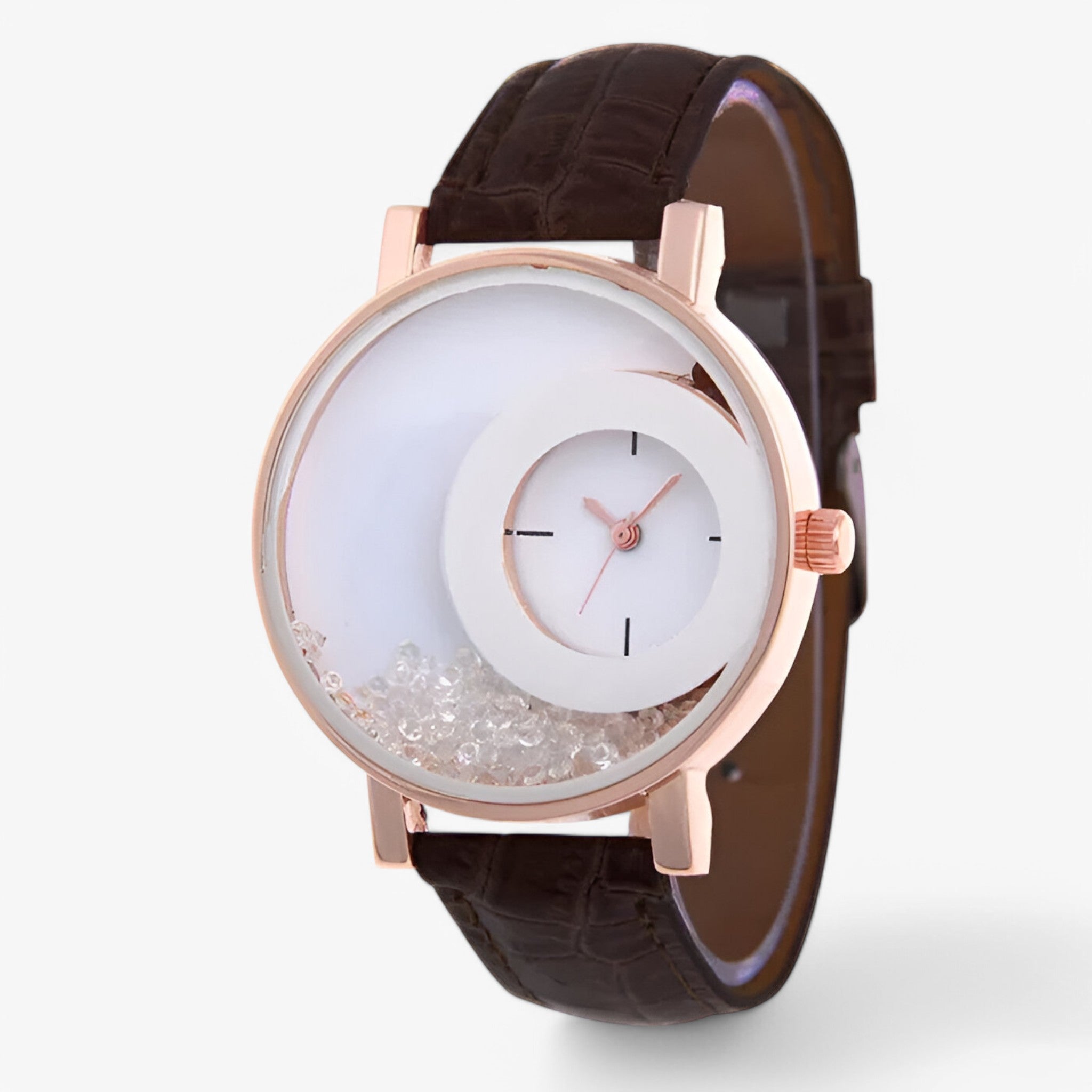 Odette | Dameur med brillant urskive - Sort - watches - {{ product_tags }