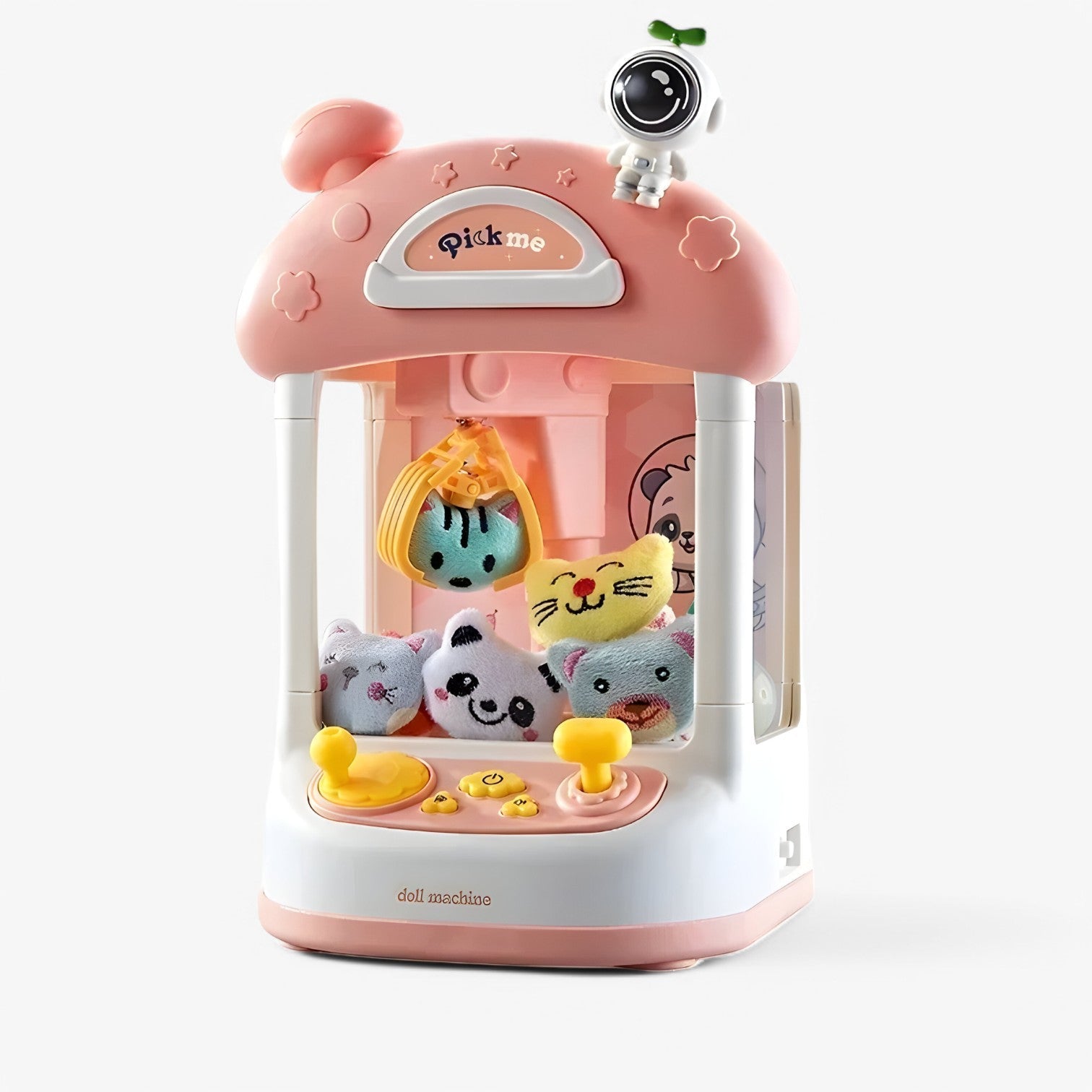 Remi | Mini Grab Maskine – Sødt astronautenspejl med lys og musik - - baby - {{ product_tags }