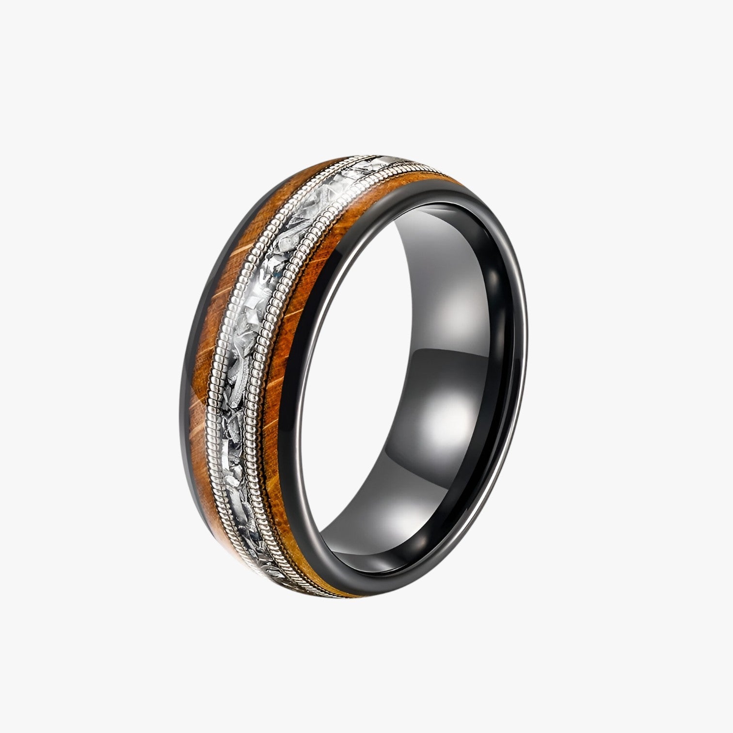 Mariano | Træring med guitarsnore og whiskyfadaccentuer - - watches - {{ product_tags }